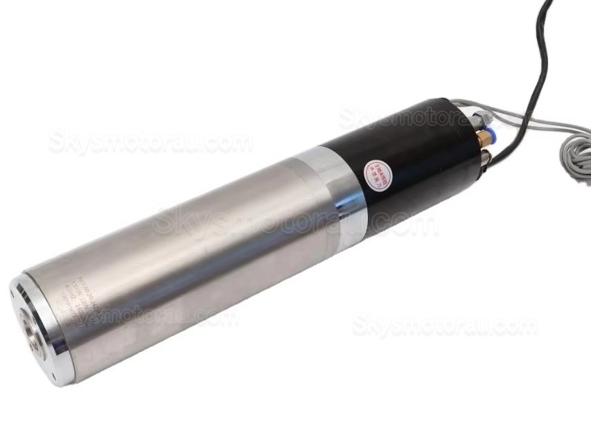 1.5KW 220V/380V Water Cooled ISO20 ATC Spindle Motor JGL-80-1.5K 0.6Nm Automatic Tool Change Spindle Motor